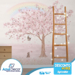 Papel de Parede Arvore e Arco Íris