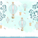 Papel de Parede Balão  Azul