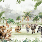 Papel de Parede Safari Savana