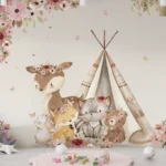 Papel de Parede Cabaninha dos bichos