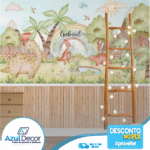 Papel de Parede Dino Baby