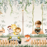 Papel de Parede Menino na Floresta