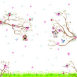Papel de Parede Primavera dos Pássaros