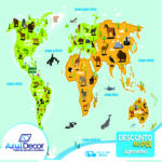 Papel de Parede Mapa Mundi 02