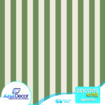 Papel de Parede Listrado Verde