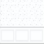 Papel de Parede Estrela com Boiserie