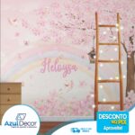 Papel de Parede Cerejeira com Arco Íris