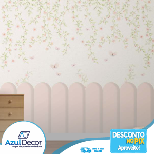 Flores com Moldura Rosa