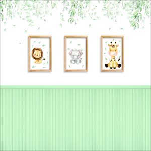 Folhagem com quadros